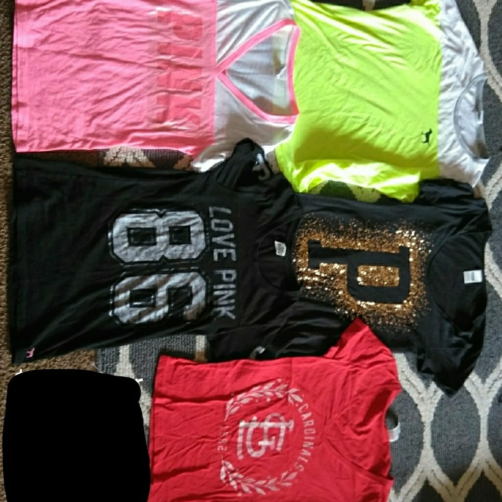 Vs pink shirts